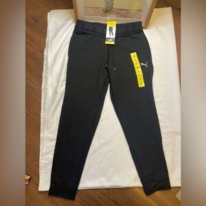 NWT Puma size small black track pants